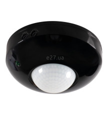 Датчик руху Kanlux 463 Zona JQ-37-B, чорний, пластик, ip20, для накладного монтажу