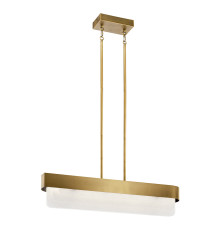 Люстра Kichler KL-SERENE-LED-LP-92-NBR Serene 2 lt LED Natural Brass, 40 Вт, 2400 лм, 3000K