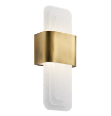 Бра Kichler KL-SERENE-LED-W-NBR Serene 1 lt LED Natural Brass, 16 Вт, 1469 лм, 3000K