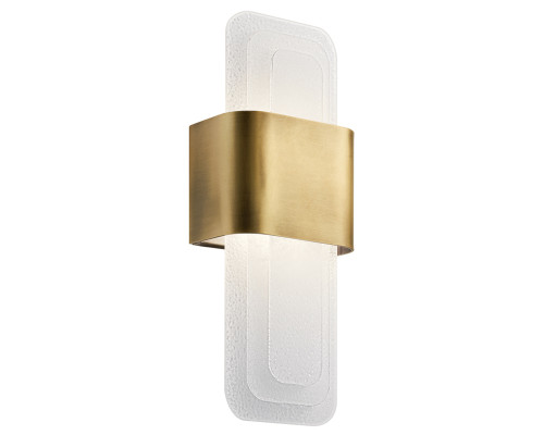 Бра Kichler KL-SERENE-LED-W-NBR Serene 1 lt LED Natural Brass, 16 Вт, 1469 лм, 3000K