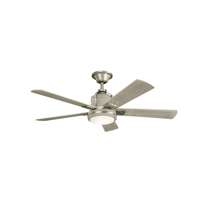 Люстра-вентилятор Kichler KLF-COLERNE-52-BN Colerne LED, 10 Вт, 1116 лм, 3000K · Kichler · kichler-klf-colerne-52-bn