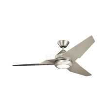 Люстра-вентилятор Kichler KLF-JADE-60-BN Jade LED, 18 Вт, 1670 лм, 3000K