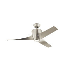 Люстра-вентилятор Kichler KLF-PHREE-56-BN Phree LED, 10 Вт, 1116 лм, 3000K