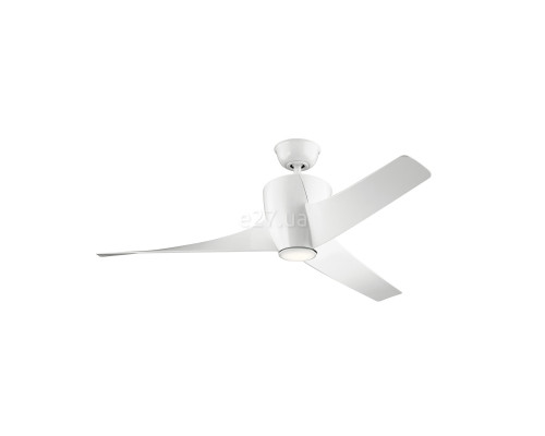 Люстра-вентилятор Kichler KLF-PHREE-56-WHT Phree LED, 10 Вт, 1116 лм, 3000K