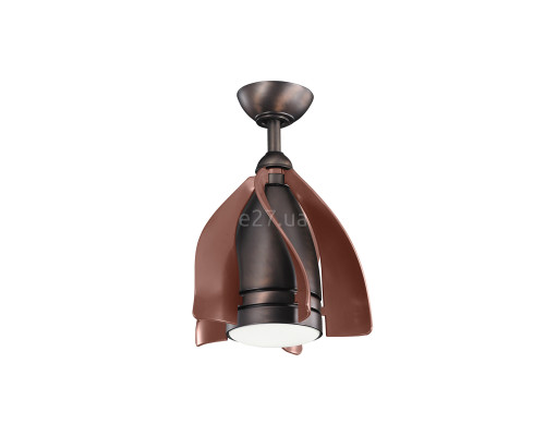Люстра-вентилятор Kichler KLF-TERNA-15-BB Terna LED, 10 Вт, 1116 лм, 3000K