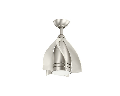 Люстра-вентилятор Kichler KLF-TERNA-15-BN Terna LED, 10 Вт, 1116 лм, 3000K
