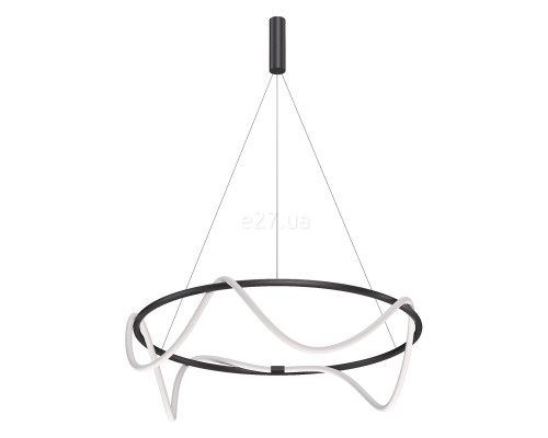Люстра Kloodi KD-NEON RING 600 30W 3K BK, 30 Вт, 2100 лм, 3000K