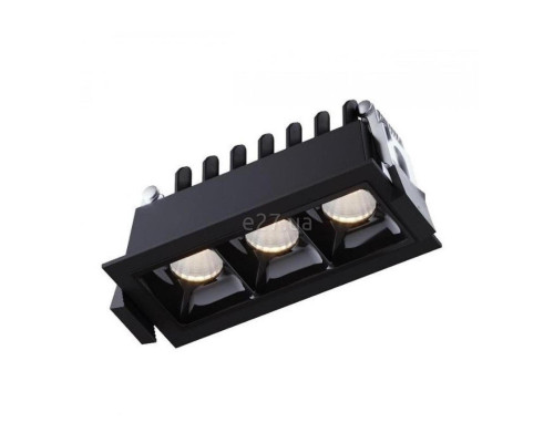 Точковий світильник Kloodi KD-POINT 3X2 6W 3K BK, 2 Вт, 540 лм, 3000K