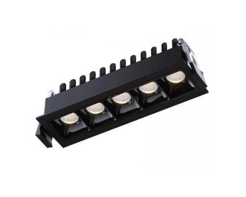 Точковий світильник Kloodi KD-POINT 5X2 10W 4K BK, 2 Вт, 900 лм, 4000K