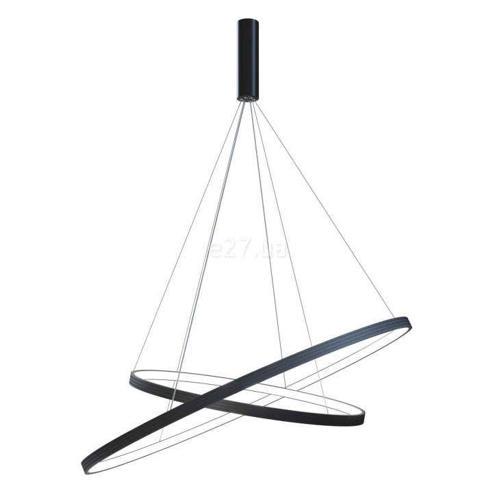 Люстра Kloodi KD-RG DUO 600/800 3K BK Ring Giza Duo, 84 Вт, 3900 лм, 3000K · Kloodi · kloodi-kd-rg-duo-600-800-3k-bk