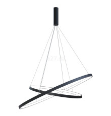 Підвісний світильник Kloodi KD-RG DUO 800/1000 108W 3K BK Ring Giza Duo, 108 Вт, 5000 лм, 3000K