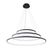 Люстра Kloodi KD-RG MULTI 1000/1200/1400 4K BK Ring Giza Multi, 217 Вт, 10850 лм, 4000K