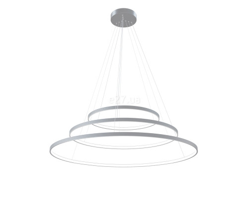 Люстра Kloodi KD-RG MULTI 700/900/1100 4K ALU Ring Giza Multi, 162 Вт, 8100 лм, 4000K