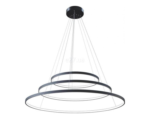 Підвісний світильник Kloodi KD-RG MULTI 800/1000/1200 180W 4K BK Ring Giza Multi, 180 Вт, 9000 лм, 4000K