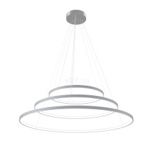 Люстра Kloodi KD-RG MULTI 900/1100/1300 3K ALU Ring Giza Multi, 199 Вт, 9150 лм, 3000K