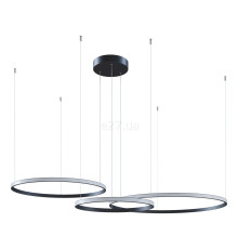 Люстра Kloodi KD-RG MULTI UP 1000/1200/1400 3K BK Ring Giza Multi Up, 217 Вт, 10000 лм, 3000K