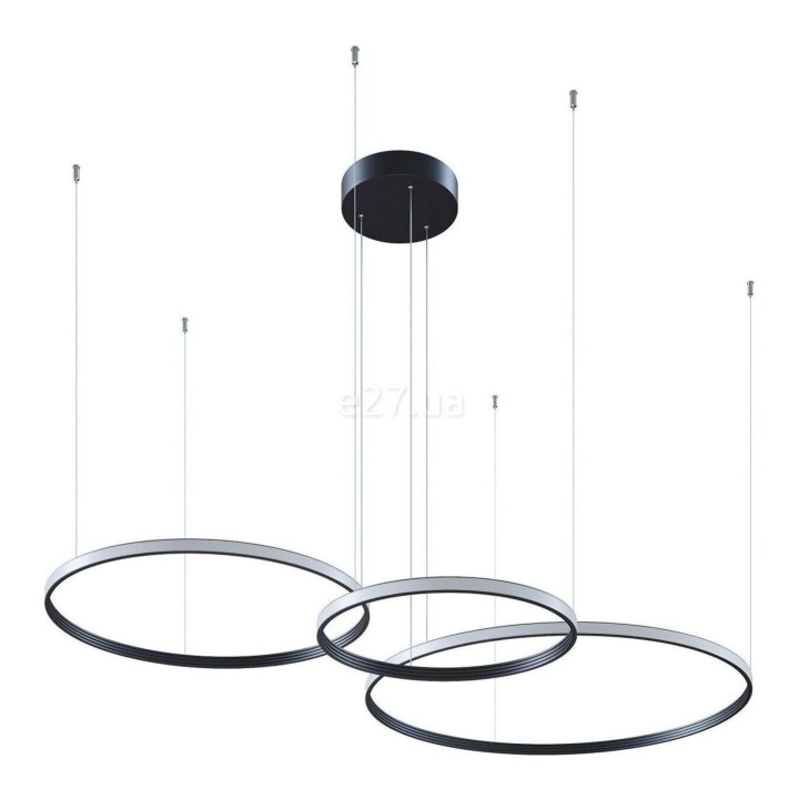 Підвісний світильник Kloodi KD-RG MULTI UP 600/800/1000 144W 4K BK Ring Giza Multi Up, 144 Вт, 7200 лм, 4000K · Kloodi · kloodi-kd-rg-multi-up-600-800-1000-144w-4k-bk