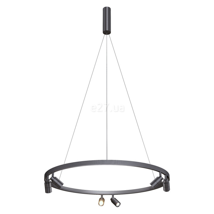 Люстра Kloodi KD-RGLL SPOT-6 1200 3K BK Ring Giza Ball, 5 Вт, 2400 лм, 3000K · Kloodi · kloodi-kd-rgll-spot-6-1200-3k-bk
