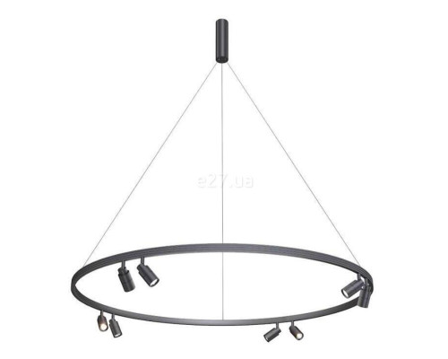 Люстра Kloodi KD-RGLL SPOT-8 1000 4K BK Ring Giza Ball, 5 Вт, 3200 лм, 4000K
