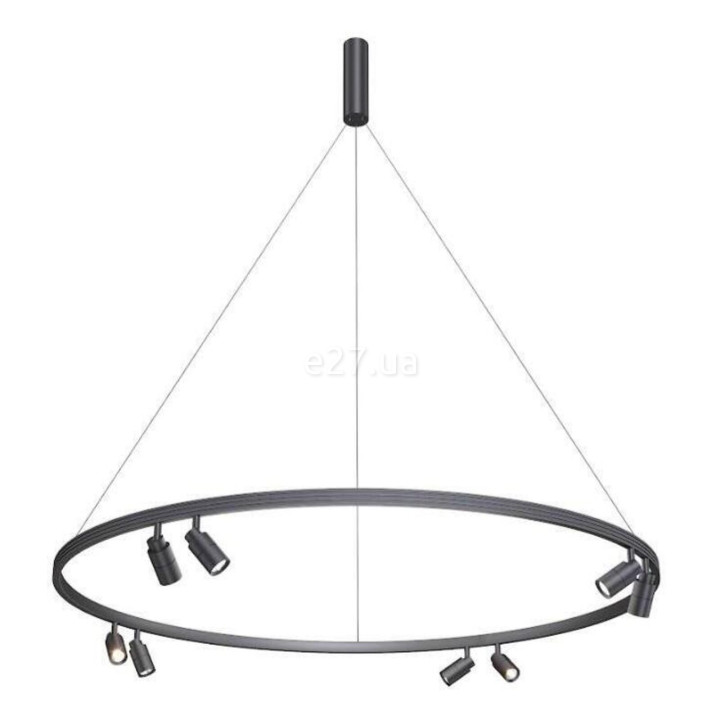 Люстра Kloodi KD-RGLL SPOT-8 1200 4K BK Ring Giza Ball, 5 Вт, 3200 лм, 4000K · Kloodi · kloodi-kd-rgll-spot-8-1200-4k-bk