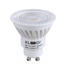 Лампа світлодіодна Kloodi KDGU10-9WSMD 3K 60D , MR16 9W 3000K GU10, 60°