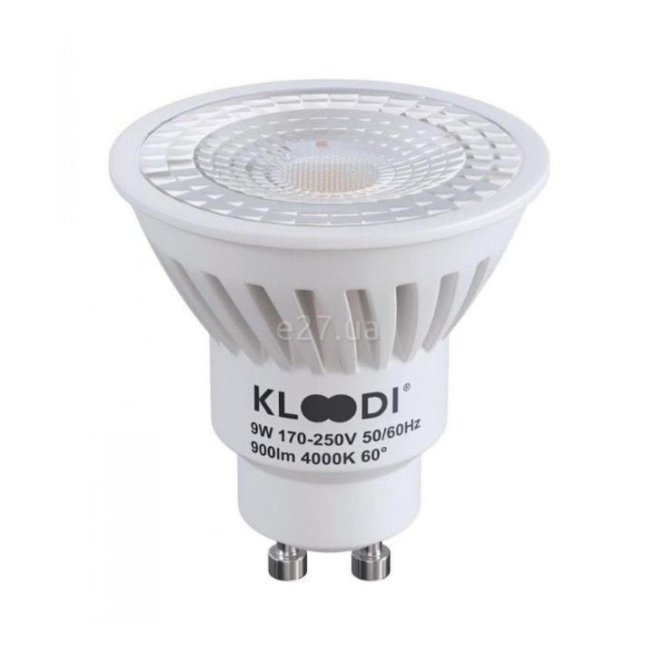 Лампа світлодіодна Kloodi KDGU10-9WSMD 4K 60D , MR16 9W 4000K GU10, 60° · Kloodi · kloodi-kdgu10-9wsmd-4k-60d