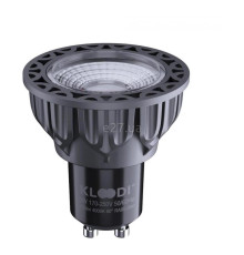Лампа світлодіодна Kloodi KDGU10-QL 5WCOB 4K 60D BK DIM , MR16 5W 4000K GU10 Dimmable, 60°