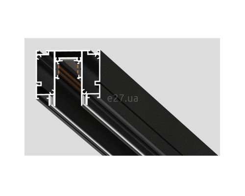 Магнітний шинопровід 2м Kloodi KDMG-NAT TR 2M BK Recessed Ceiling