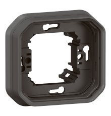 Рамка 1 пост Legrand 069606L Plexo, антрацит, пластик, для врізного монтажу