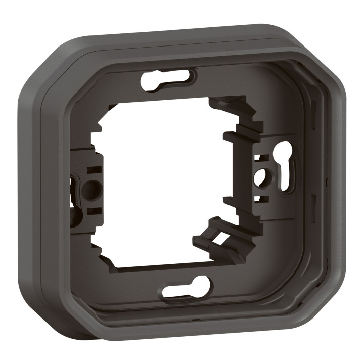 Рамка 1 пост Legrand 069606L Plexo, антрацит, пластик, для врізного монтажу · Legrand · legrand-069606l