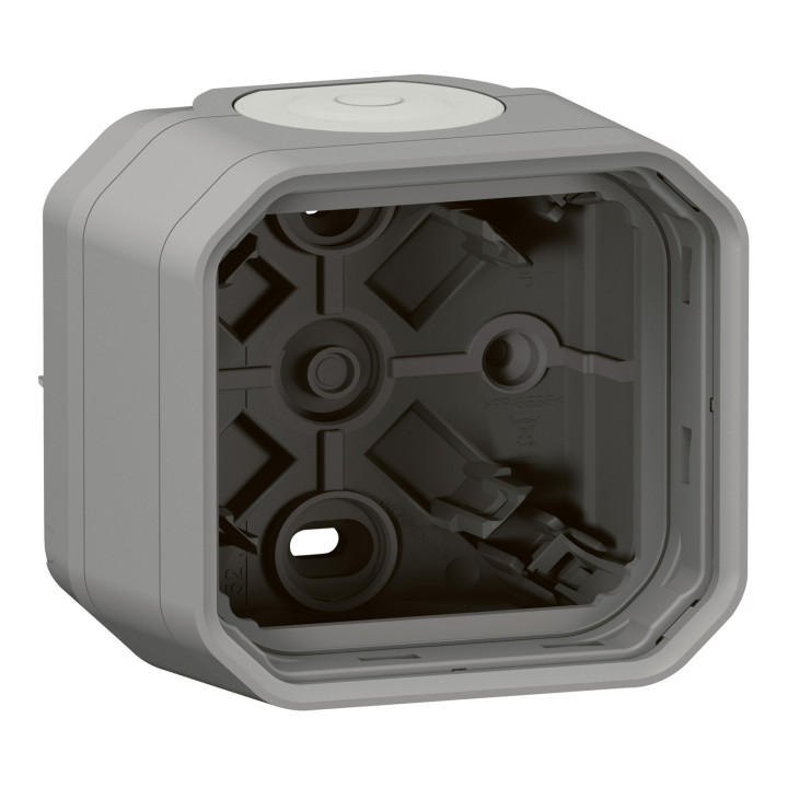 Коробка для зовнішнього монтажу Legrand 069651L PLEXO Коробка накладна 1-постова, колір Сірий, сірий, для накладного монтажу · Legrand · legrand-069651l