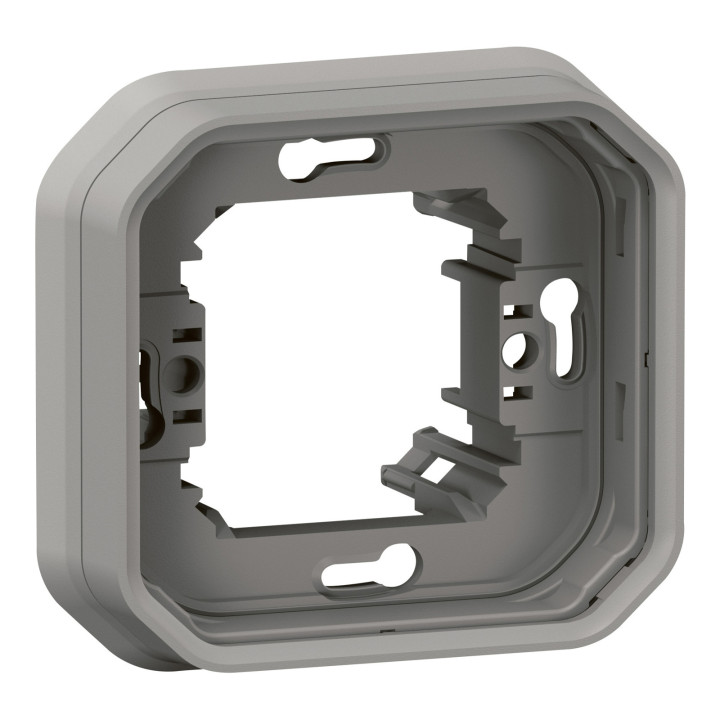 Рамка 1 пост Legrand 069681L Plexo, сірий, пластик, для врізного монтажу · Legrand · legrand-069681l