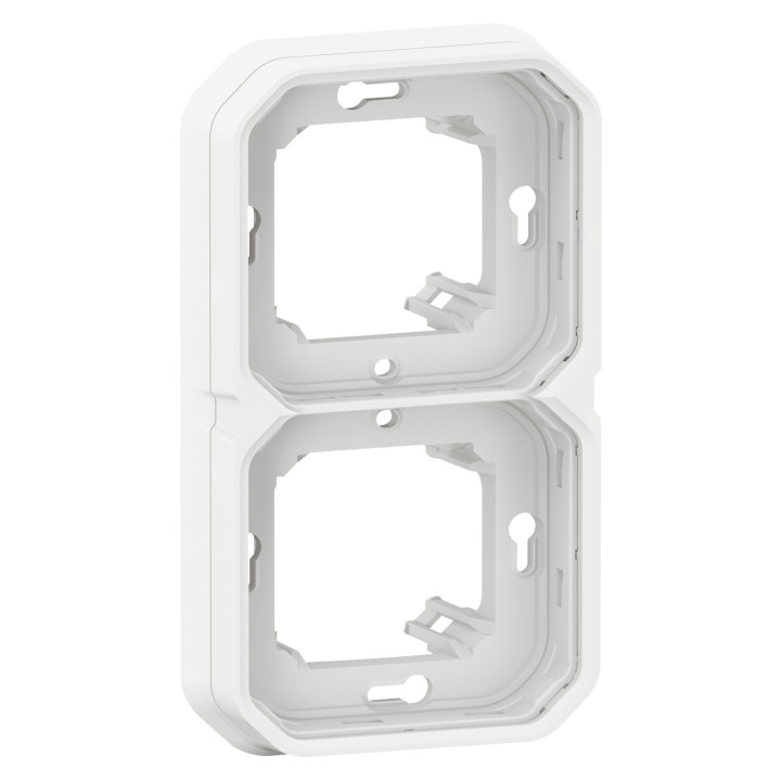 Рамка 2 поста Legrand 069694L Plexo, білий, пластик, для врізного монтажу · Legrand · legrand-069694l