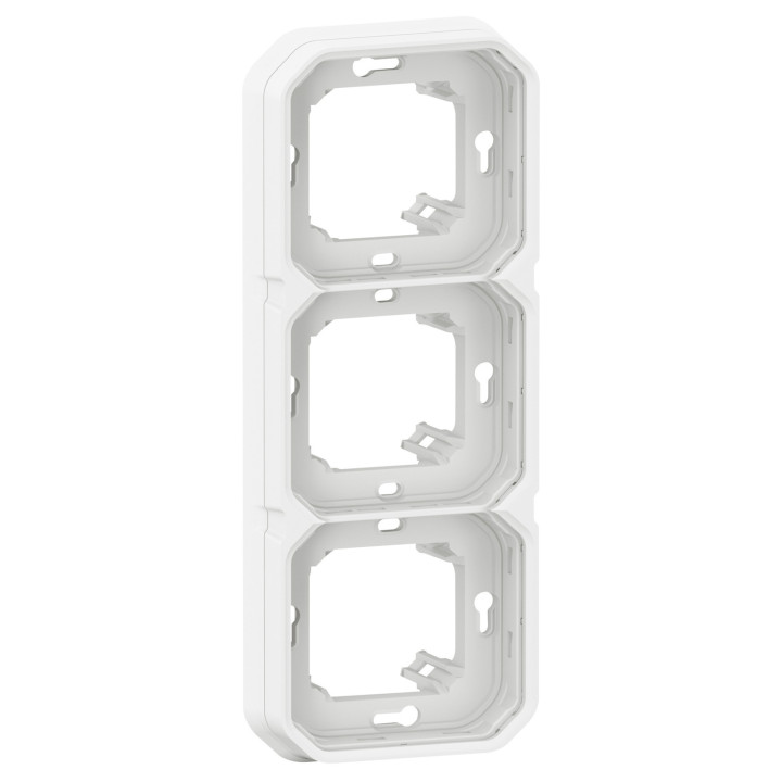 Рамка 3 поста Legrand 069698L Plexo, білий, пластик, для врізного монтажу · Legrand · legrand-069698l