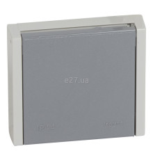 Розетка 220В Legrand 55706 Plexo, сірий