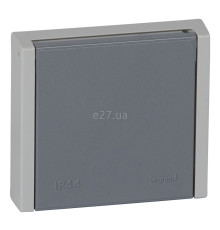 Розетка 220В Legrand 55708 Plexo, сірий
