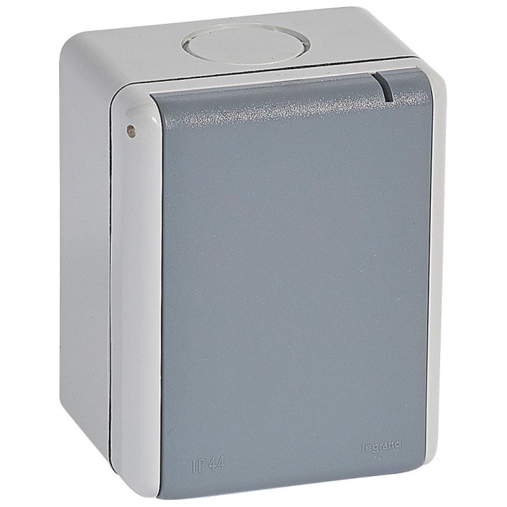 Розетка 220В Legrand 55875 Plexo, сірий · Legrand · legrand-55875