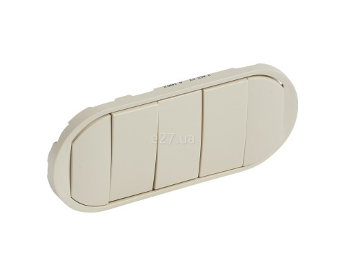 Лицьова панель Legrand 66203 Celiane, слонова кістка