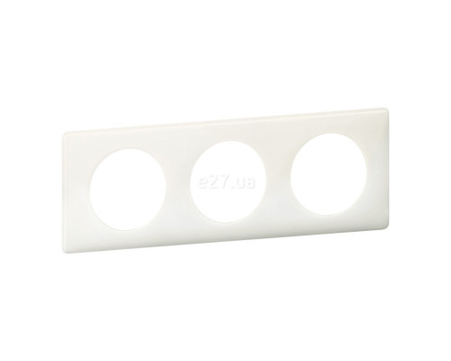 Рамка 3 поста Legrand 66633 Celiane, білий глянець