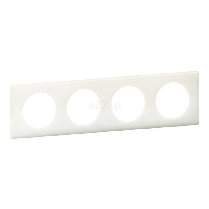 Рамка 4 поста Legrand 66634 Celiane, білий глянець · Legrand · legrand-66634