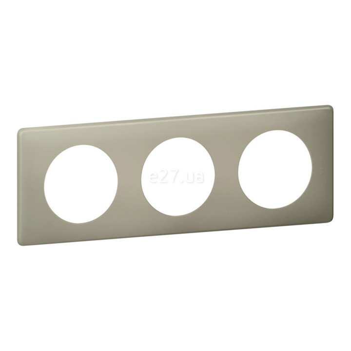 Рамка 3 поста Legrand 66713 Celiane, грін перкаль · Legrand · legrand-66713