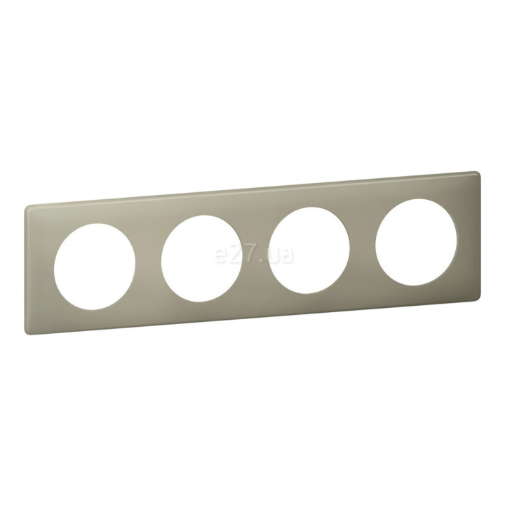 Рамка 4 поста Legrand 66714 Celiane, грін перкаль · Legrand · legrand-66714