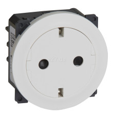Розетка 220В Legrand 67166 Celiane, білий, із заземленням, Schuko