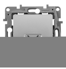 Розетка комп'ютерна Legrand 672441 Etika, алюміній, пластик, для врізного монтажу