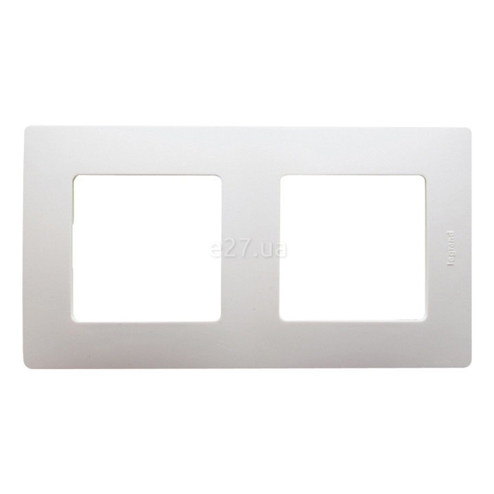 Рамка 2 поста Legrand 672512 Etika, слонова кістка, пластик · Legrand · legrand-672512