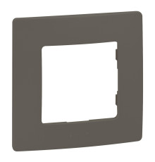 Рамка 1 пост Legrand 672521 Etika, світла галька, пластик