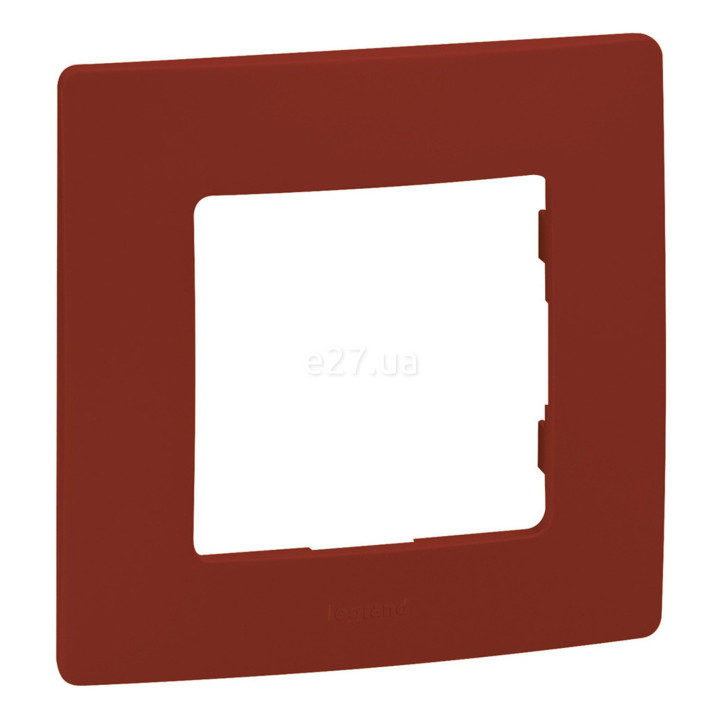Рамка 1 пост Legrand 672531 Etika, червоний, пластик · Legrand · legrand-672531