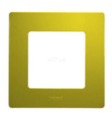 Рамка 1 пост Legrand 672541 Etika, зелена папороть, пластик