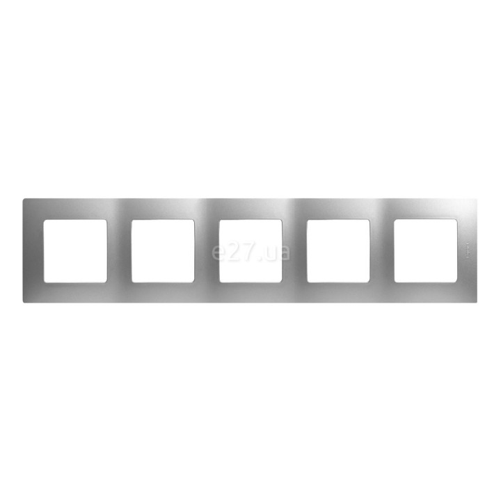 Рамка 5 постів Legrand 672555 Etika, алюміній, пластик · Legrand · legrand-672555
