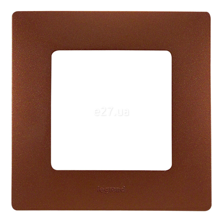 Рамка 1 пост Legrand 672571 Etika, какао, пластик · Legrand · legrand-672571